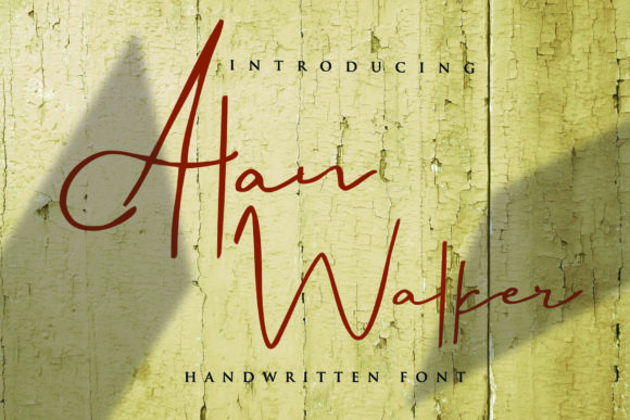 Alan Walker: The Timeless Handwritten Font for Modern Campaigns