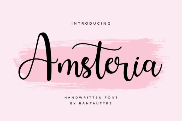 Amsteria: The Delicate Script Handwritten Font for Scroll-Stopping Campaigns