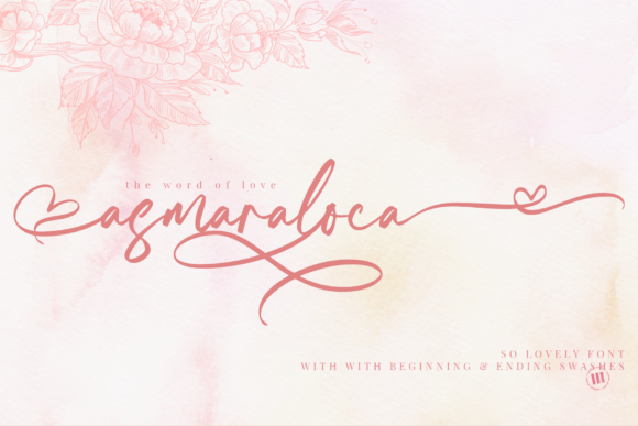 Asmaraloca: The Elegant Handwritten Font for Scroll-Stopping Brand Content