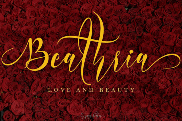 Beathria: The Elegant Handwritten Font for Polished Branding