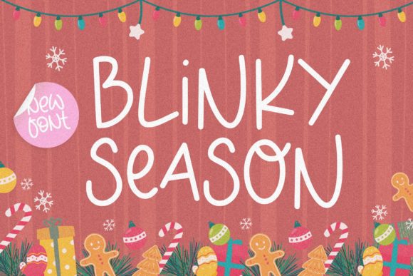 Blinky Season: A Quirky Handwritten Font for Sweet Branding