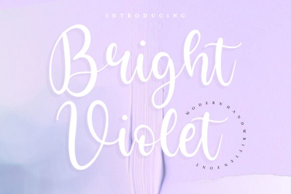 Bright Violet: The Sweet Handwritten Font for Creative Makers