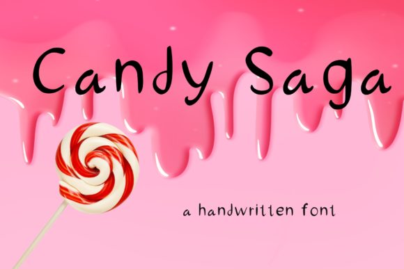 Candy Saga: The Premium Handwritten Typeface for Authentic Campaigns