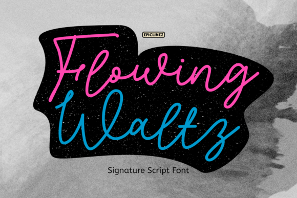 Flowing Waltz: The Signature Typeface for Sophisticated Branding