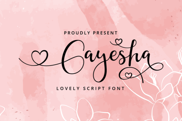 Gayesha: The Elegant Script Handwritten Font for Crafters