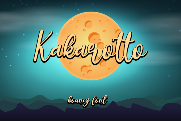 Kakarotto: The Flowing Handwritten Font for Joyful Designs