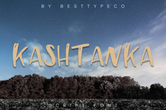 Kashtanka: The Unique Handwritten Font for Standout Branding