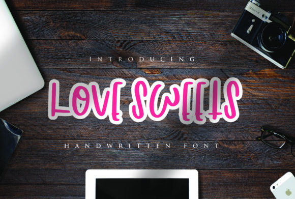 Love Sweets: A Handwritten Font for Editorial Design