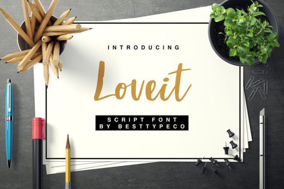 Loveit: The Ultimate Relaxed Script Handwritten Font for Summer Projects