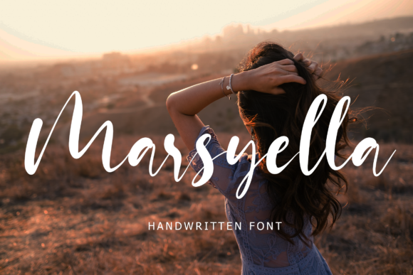 Marsyella Script Handwritten Font for Elegant Branding