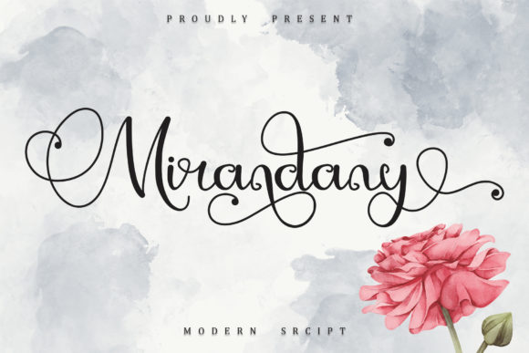 Mirandany: The Romantic Handwritten Font for Crafters