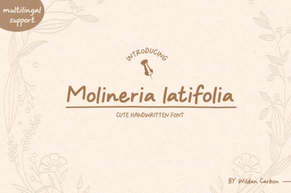 Molineria Latifolia: The Ultimate Script Handwritten Font Review