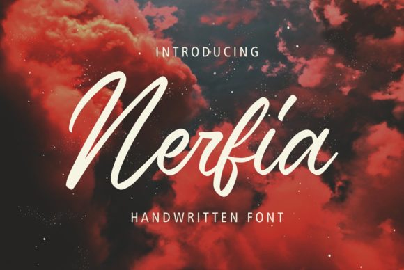Nerfia: The Delicate Handwritten Font for Editorial Design