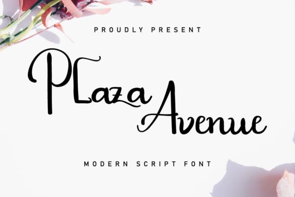 Plaza Avenue Script Handwritten Font Review for Makers