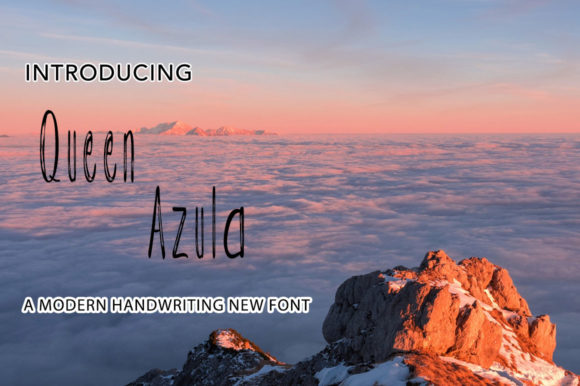 Queen Azula: A Delicate Handwritten Typeface for Modern Web Design