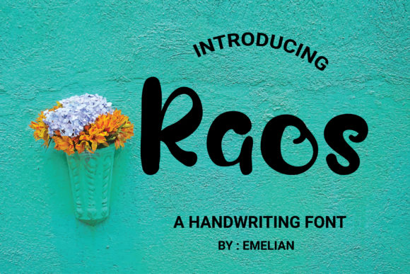 Raos: The Sweet Bold Handwritten Font for Your Brand