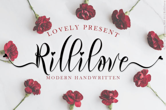 Rillilove Handwritten Font for Elegant Digital Branding