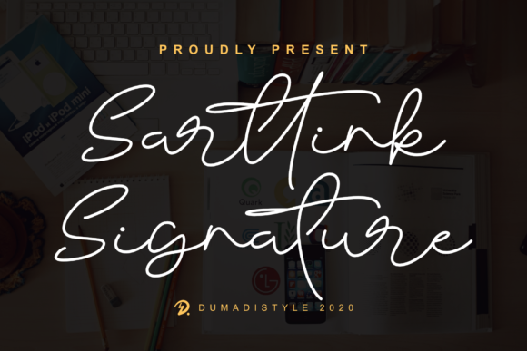 Sarttink Signature: The Modern Script Font for Scroll-Stopping Social Media Graphics