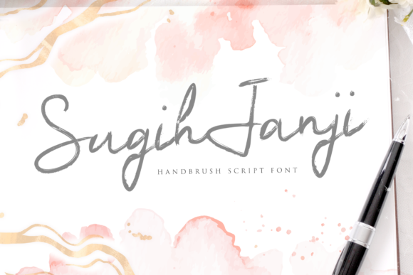 Sugih Janji: The Elegant Script Handwritten Typeface for Editorial Design