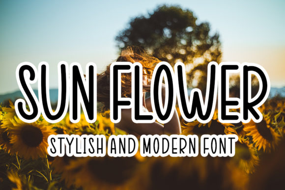 Sun Flowers: A Modern Handwritten Typeface for Creative Brands