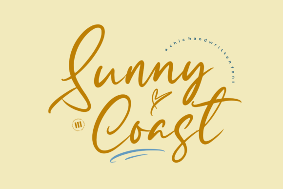 Sunny Coast: The Elegant Handwritten Font for Polished Branding
