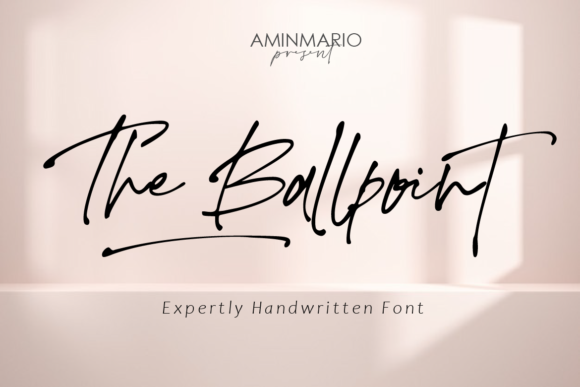 The Ballpoint: A Natural Handwritten Font for Business Branding