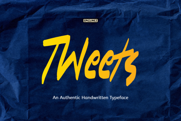 Tweets: The Authentic Handwritten Typeface for Modern Web Design